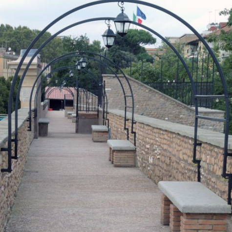 Camminamento delle Mura Aureliane di Viale Pretoriano (temporarily closed)